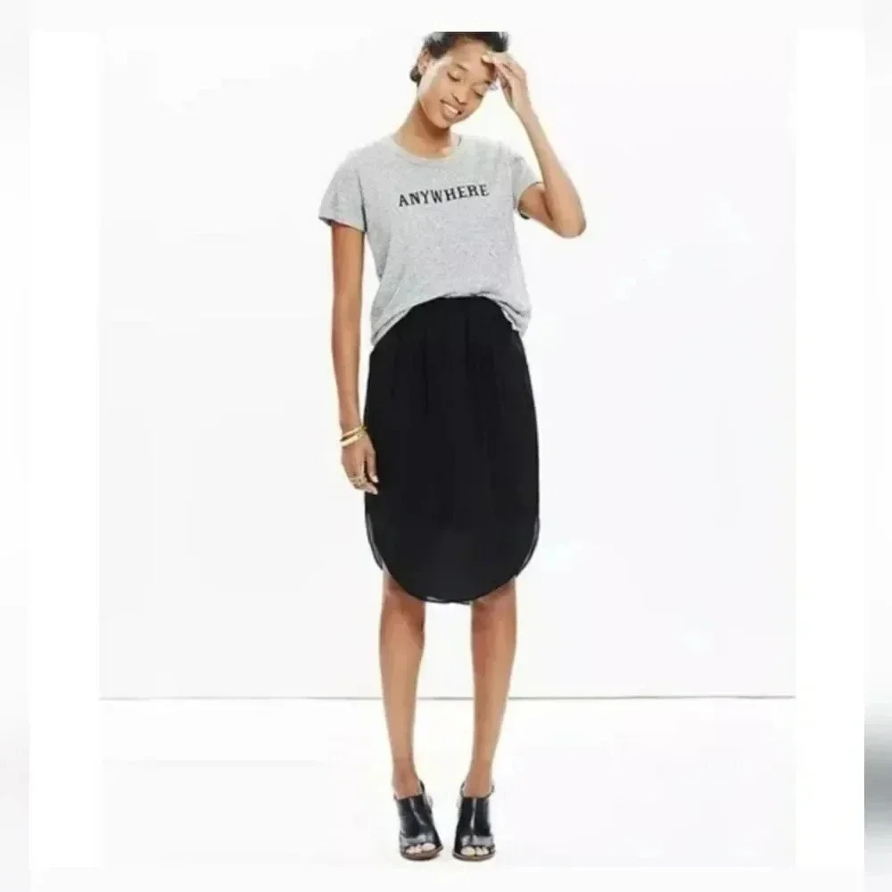 Madewell Silk Island Skirt